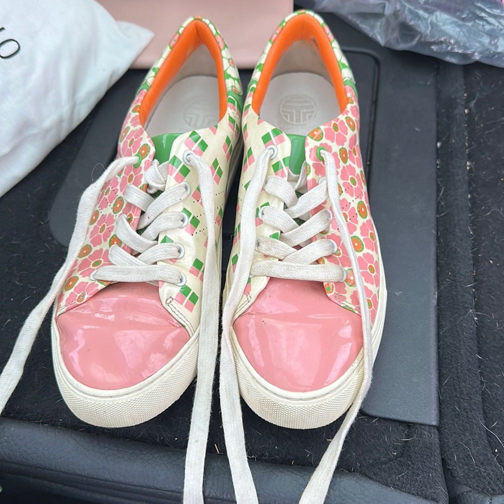 Tory Burch Golf Sneaker Patent Leather